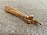 chape scabbard fitting bronze sword medieval reenactment reproduction dagger 