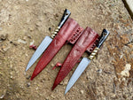 Pair of Tod Cutler heart eating knives 