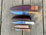 Tod Cutler bundle of Sheffield Trade knife, bone handled Bowie and penknife