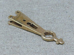 strap end chape medieval reenactment belt brass bronze 