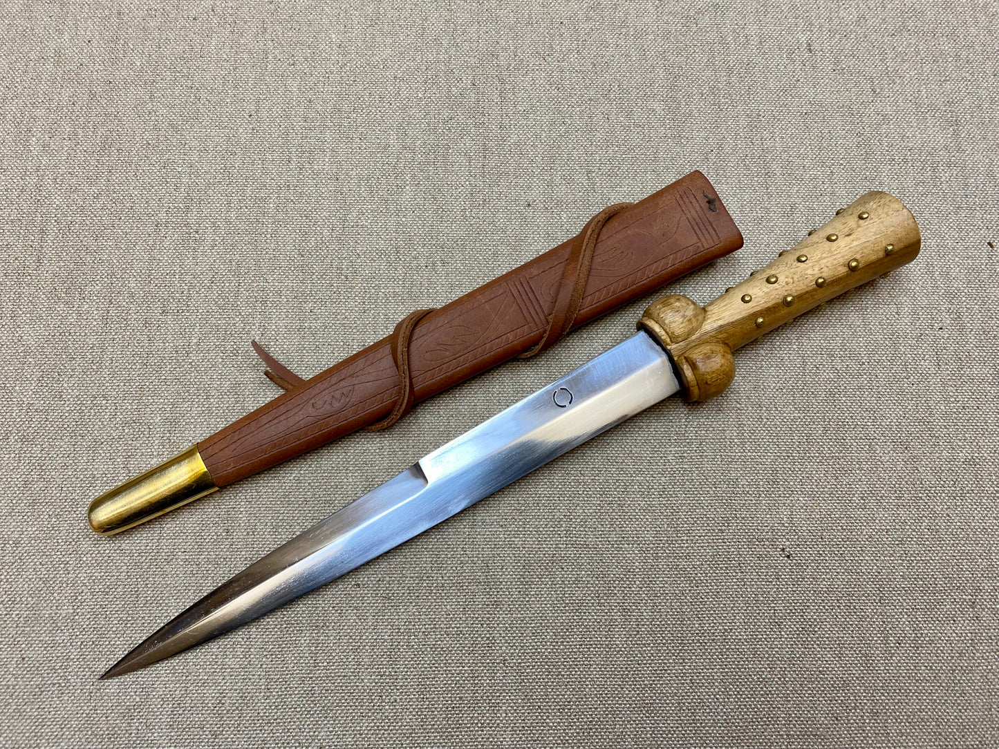 
                  
                    14thC 15thC studded medieval bollock dagger reenactment living history LARP
                  
                