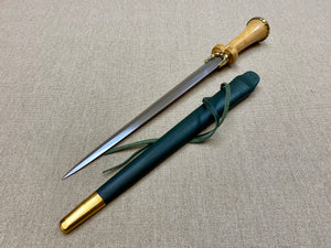 
                  
                    15thC Mid Status Bollock Dagger medieval merchant
                  
                