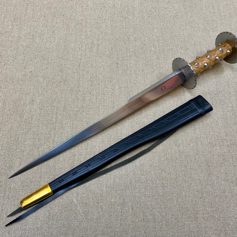 
                  
                    Medieval rondel dagger 15thC Rothenburg reenactment
                  
                